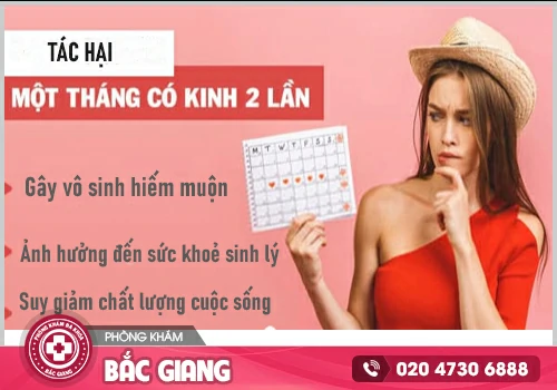 1 tháng có kinh 2 lần - Dấu hiệu bệnh lý nguy hiểm chớ chủ quan