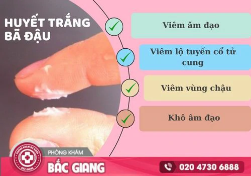 huyết trắng bã đậu