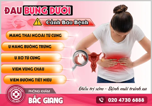 Đau bụng dưới: Cảnh báo bệnh phụ khoa nguy hiểm