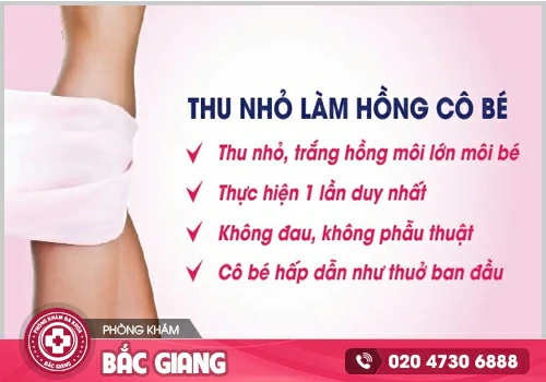 Thu hẹp môi bé - Phương pháp trẻ hoá vùng kín cho chị em